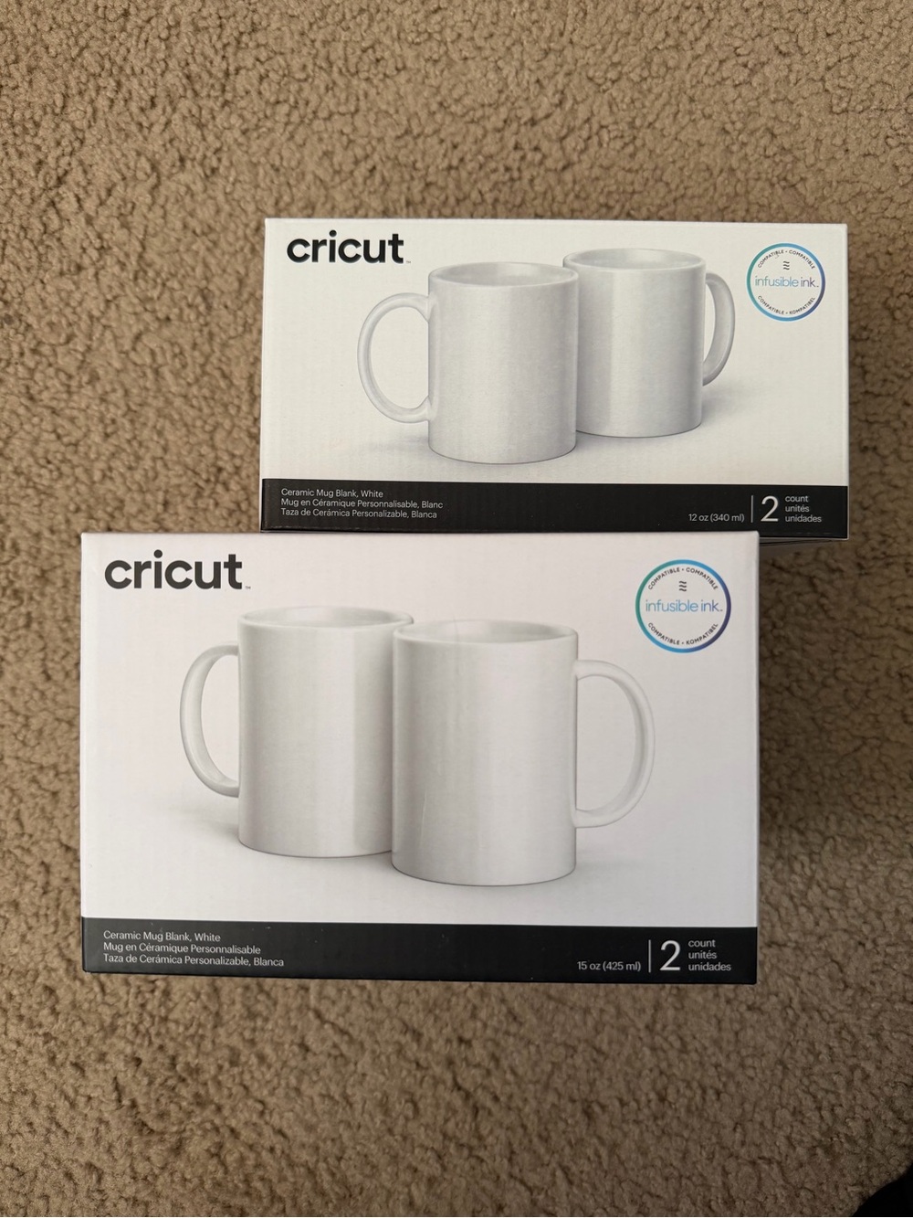 Cricut Infusible Ink Mugs & Wrap - NEW